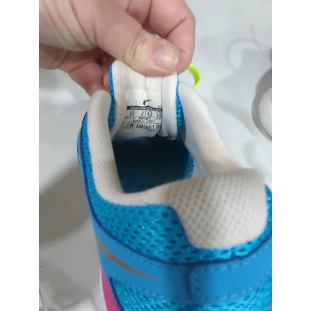 Nike Revolution 2 Youth Running Shoes Blue Pink Green 599763-401 Size 6Y